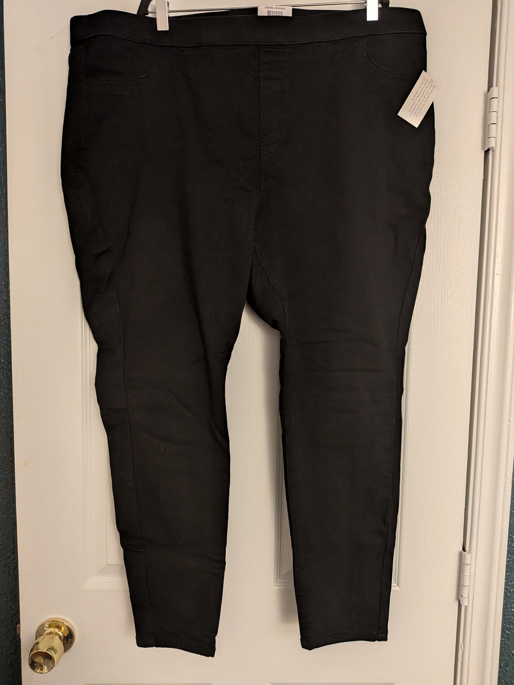 NWT Style & Co Black Denim Women’s Stretch Jean Jeggings Plus 24W